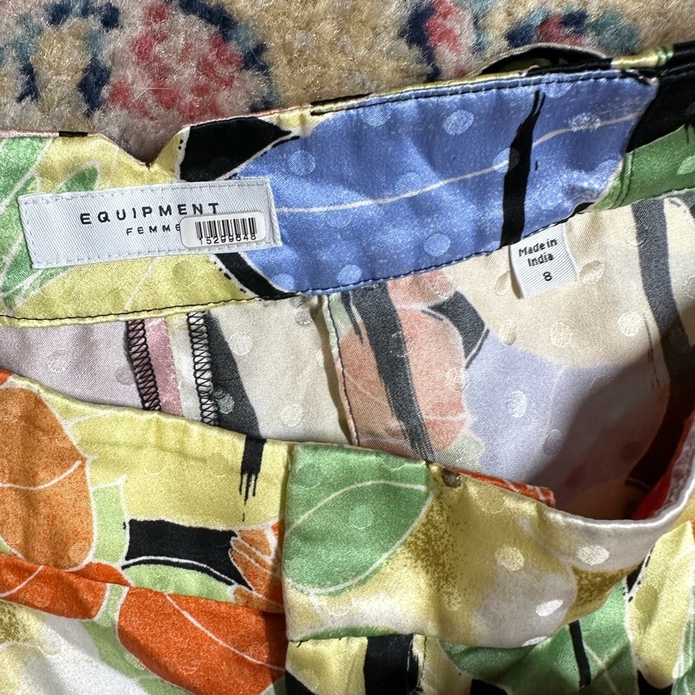 Equipment Lorin Wide Leg Trousers size 8 - Picture 8 of 9